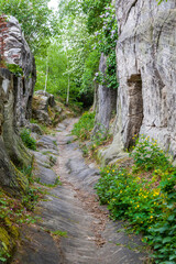 Höhlenwohnungen in Langenstein Harz bei Halberstadt