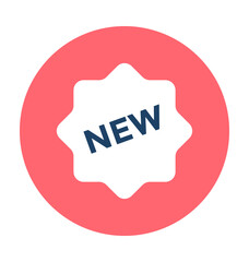 New Label Vector Icon