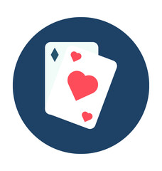 Heart Card Vector Icon