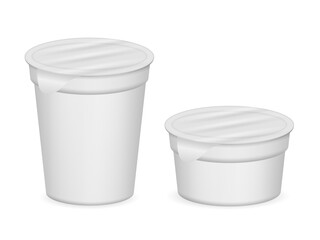 Plastic pack yogurt