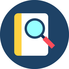 Searching Document Vector Icon