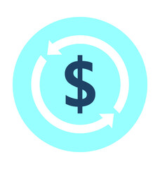 Dollar Exchange Vector Icon