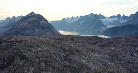 Fototapeta na wymiar Greenland Nice Nature Wallpaper in High Definition 