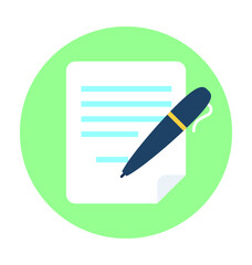 Writing Vector Icon