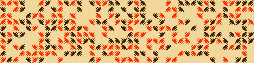 Abstract Geometric Pattern generative computational art illustration