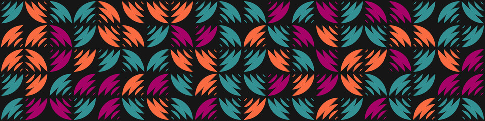 Abstract Geometric Pattern generative computational art illustration