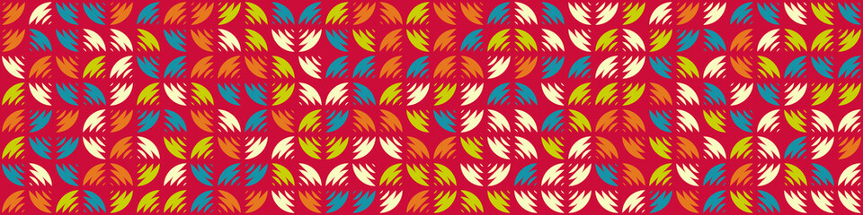 Abstract Geometric Pattern generative computational art illustration