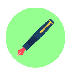 Fountain Pen Vector Icon