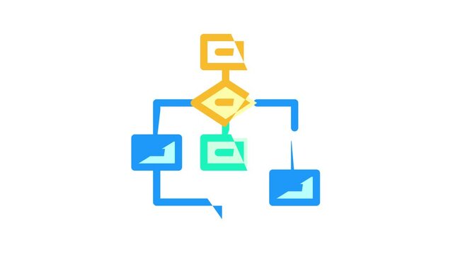 program hierarchy color icon animation