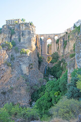 Puente nuevo in the medieval town of Ronda, Malaga, Andalusia, Spain