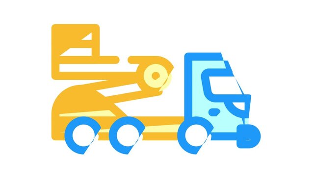 cherry picker color icon animation