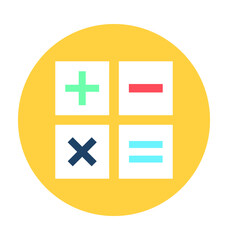 Math Symbol Vector Icon