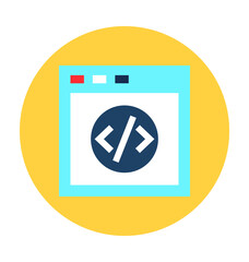 Source Code Vector Illustration 