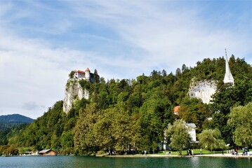 Fototapeta na wymiar Bled Castle, Slovenia