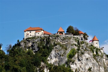 Fototapeta na wymiar Bled Castle, Slovenia
