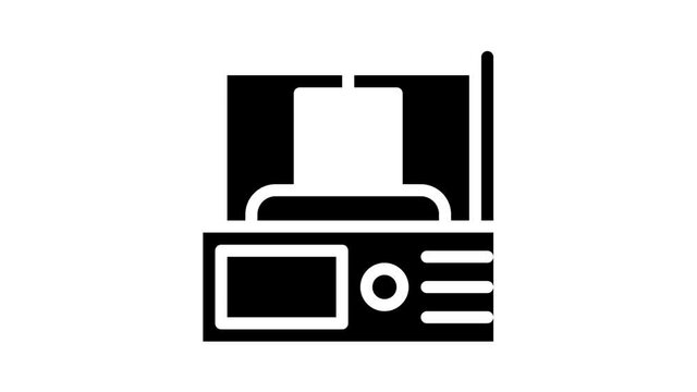 alcohol meter glyph icon animation