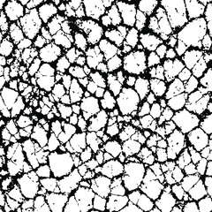 Obraz premium Cracked grunge texture vector illustration.