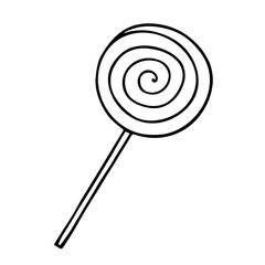 Spiral lollipop.