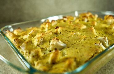 Fresh and delicious cauliflower casserole 