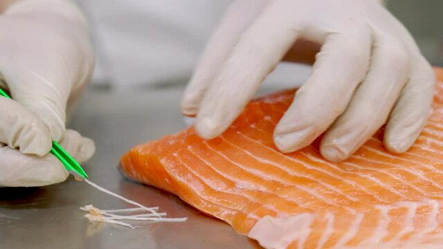 deboning fish fillets