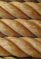 Cordages en chanvre à Rochefort, Charente-Maritime, France