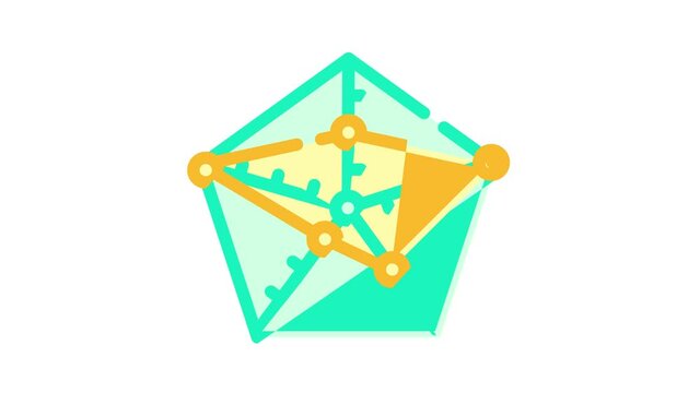 radar chart color icon animation