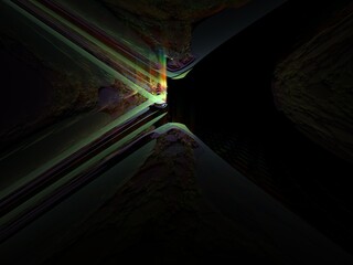 Imaginatory fractal background Image