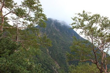 Obraz premium 阿弥陀岳