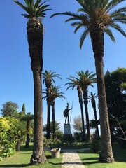 Achilleio Palace in Gastouri, Corfu, Greece