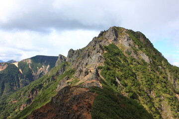 Fototapeta na wymiar 八ヶ岳の風景　赤岳