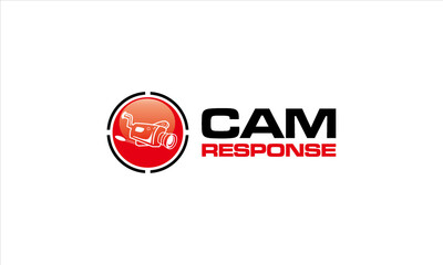 combination Camera and video logo design