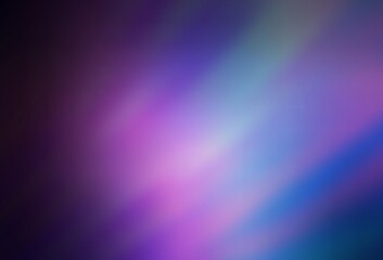 Dark Pink, Blue vector blurred shine abstract background.