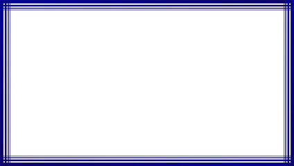 シンプルな線の枠