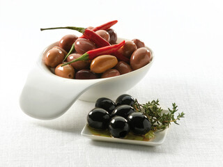 aceitunas y olivas de aperitivo
