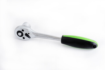 Ratchet wrench tool on a white background