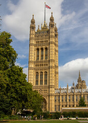 Fototapeta na wymiar El Palacio de Westminster