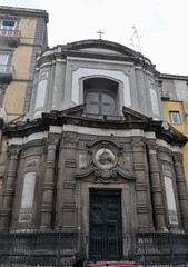 Fototapeta na wymiar Napoli - Chiesa di Santa Maria Succurre Miseris
