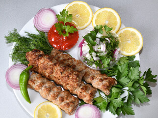 Lula kebab in Mediterranean cuisine