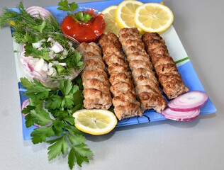 Lula kebab in Mediterranean cuisine