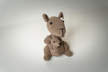 Amigurumi Kangaroo out of Wool Bavaria