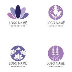 Lavender Logo Template vector symbol nature