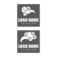 Chinese clouds Logo Template vector symbol design