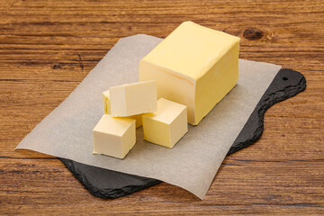 Dairy natural yellow butter piece