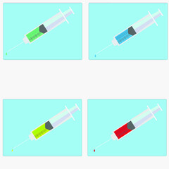set of syringes