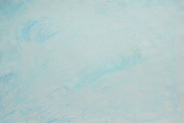 Blue light background done by hand as an individual shape of water or sky