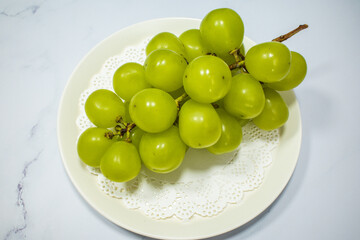 delicious grape named Shine Muscat