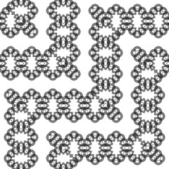 Design seamless zigzag decorative pattern