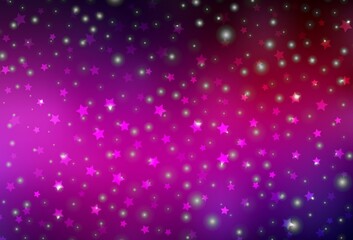 Dark Pink vector template in carnival style.