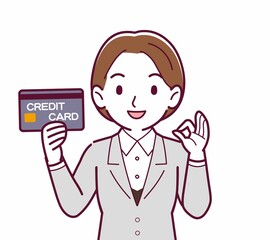 新人の会社員の女性