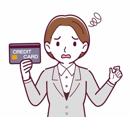 新人の会社員の女性